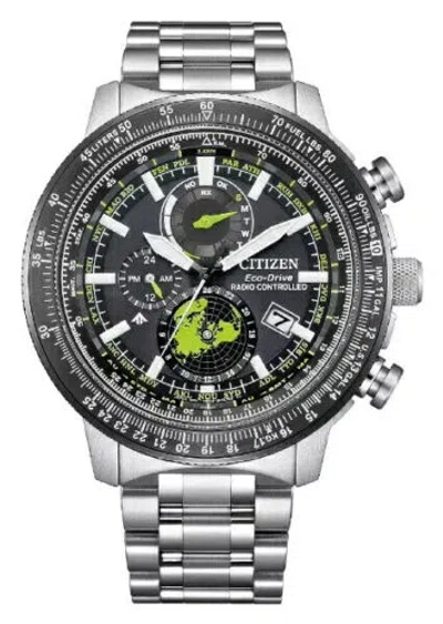 Pre-owned Citizen Promaster By3006-53e Sky Series Eco Drive Black Men Watch Usus
