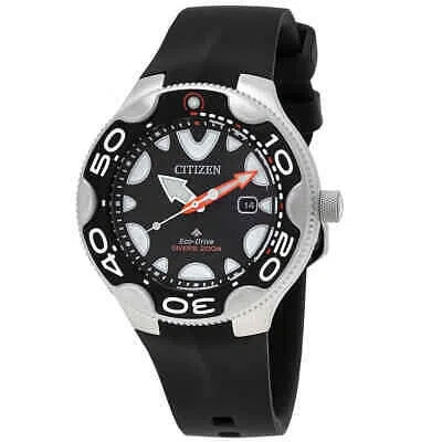 Pre-owned Citizen Promaster Dive Eco-drive Black Dial Men's Watch Bn0230-04e