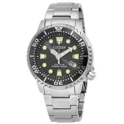 Pre-owned Citizen Promaster Dive Eco-drive Grey Dial Men's Watch Bn0167-50h