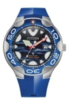 Citizen Promaster Dive Faux Leather Strap Watch, 46mm