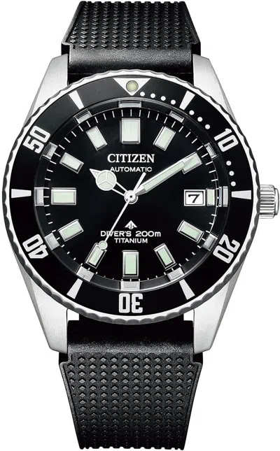 Pre-owned Citizen Promaster Dive Men's Black Watch - Nb6021-17e Fujitsubo Diver Mechanical