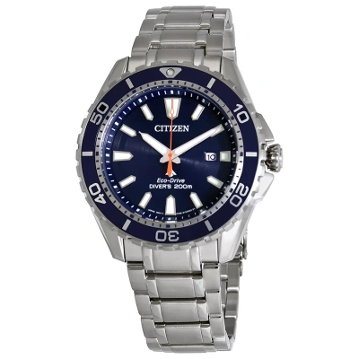 Citizen Promaster Diver 200 Meters Eco-drive Blue Dial Steel Men's Watch Bn0191-55l