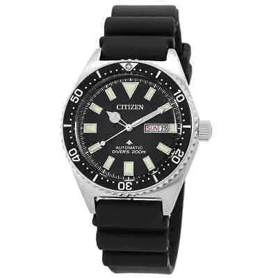 Pre-owned Citizen Promaster Diver Automatic Black Dial Men's Watch Ny0120-01e