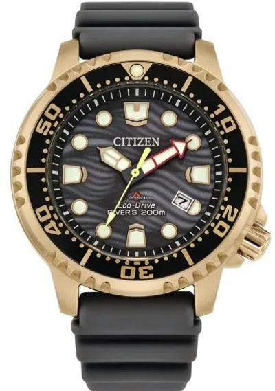 Pre-owned Citizen Promaster Diver Eco-drive Unique Grey Dial 200m Men's Watch Bn0163-00h