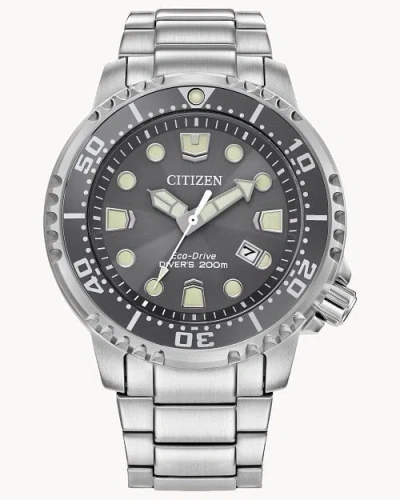 Pre-owned Citizen Promaster Diver Men's Eco Drive Watch - Bn0167-50h