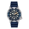 Citizen Promaster Diver Mens Blue Strap Watch Bn0151-09l In Blue