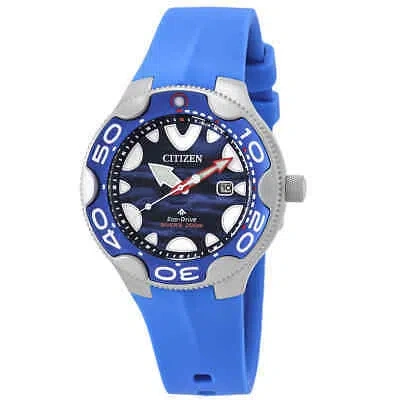 Pre-owned Citizen Promaster Eco-drive Blue Dial Men's Watch Bn0238-02l