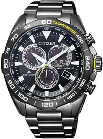 Pre-owned Citizen Promaster Eco-drive Cb5037-84e Solar Radio Men's Watch From Japan