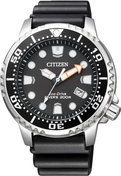 Pre-owned Citizen Promaster Eco-drive Global Marine Standard Diver Bn0156-05e