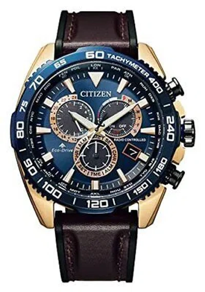 Pre-owned Citizen Promaster Eco-drive Land Cb5039-11l Solar Radio Men's Watch With Box