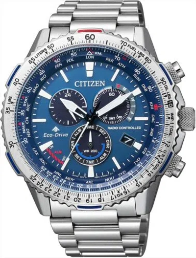 Pre-owned Citizen Promaster Eco-drive Radio-controlled Cb5000-50l Men's Watch