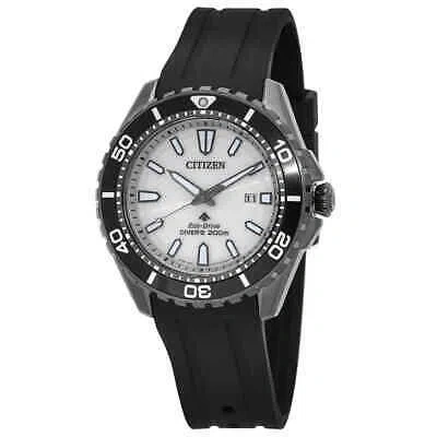 Pre-owned Citizen Promaster Eco-drive White Dial Men's Watch Bn0197-08a