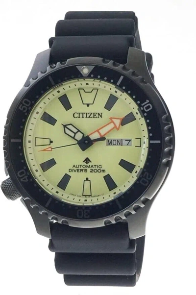 Pre-owned Citizen Promaster Fugu Limited 1989pcs Diver's 200m Green Luminous Ny0138-14x