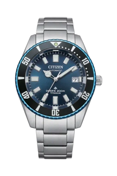 Pre-owned Citizen Promaster Fujitsubo Nb6026-56l Sapphire Titanium Blue 35th Anniversary