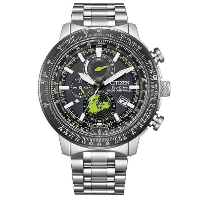 Pre-owned Citizen By3006-53e Promaster Geo Trekker Radio Wave Solar Men's Watch Cal.h864