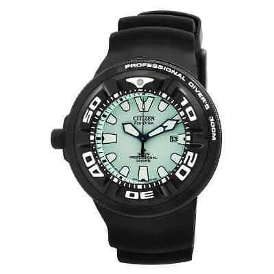 Pre-owned Citizen Promaster Green Dial Men's Watch Bj8055-04x