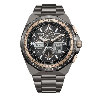 Pre-owned Citizen Promaster Jy8146-54e Black Sky Eco-drive Men's Watch In Box