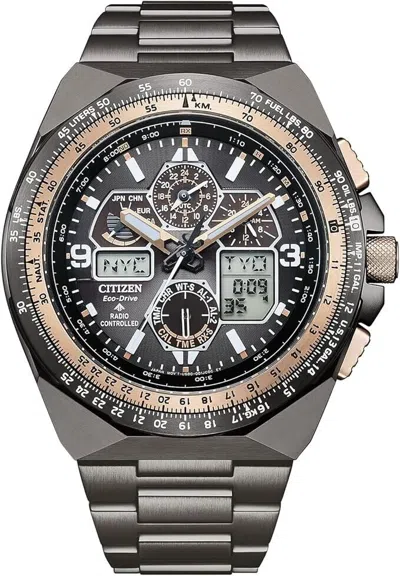 Pre-owned Citizen Promaster Jy8146-54e Sky Series 35th Limited Edition Eco Drive Japan