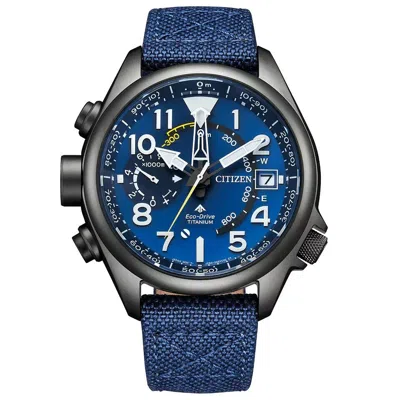 Pre-owned Citizen Promaster Land Altichron Bn4065-07l Eco-drive Titanium Adventure Watch