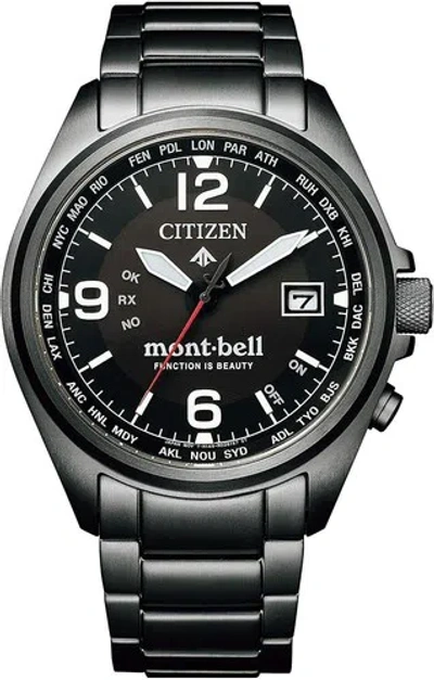 Pre-owned Citizen Promaster Land Cb0177-58e Mont-bell Solar Radio Men's Watch In Box
