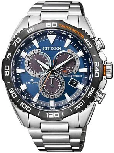 Pre-owned Citizen Promaster Land Cb5034-82l Eco-drive Solar Radio Men's Watch In Box