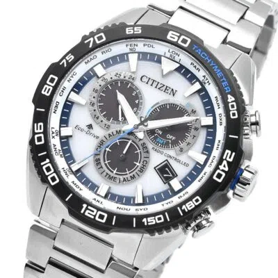 Pre-owned Citizen Promaster Land Cb5034-91a Eco-drive Radio Direct Flight Watch E660 Men's
