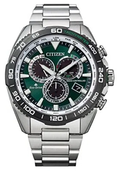 Pre-owned Citizen Promaster Land Cb5034-91w Eco-drive Radio Watch Direct Flight Men Watch