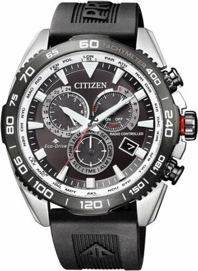 Pre-owned Citizen Promaster Land Cb5036-10x Eco-drive Radio Watch Direct Flight Japan.
