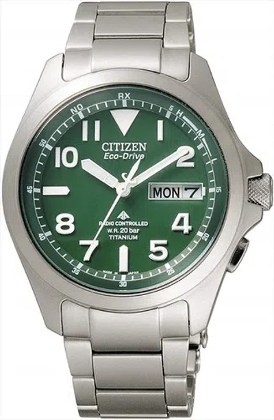 Pre-owned Citizen Promaster Land Pmd56-2951 Eco-drive Radio Watch 100% Genuine From Japan
