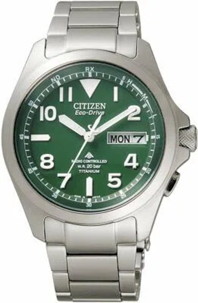 Pre-owned Citizen Promaster Land Pmd56-2951 Eco-drive Radio Watch 100% Genuine Japan
