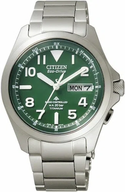Pre-owned Citizen Promaster Land Pmd56-2951 Eco-drive Radio Watch From Japan In Box