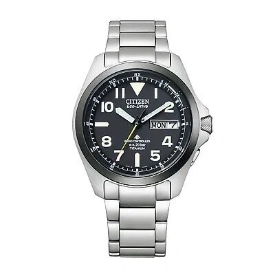 Pre-owned Citizen Promaster Land Pmd56-2952 Eco-drive Radio Watch With Box