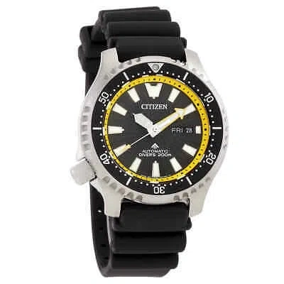 Pre-owned Citizen Promaster Lefty Automatic Black Dial Men's Watch Ny0130-08e