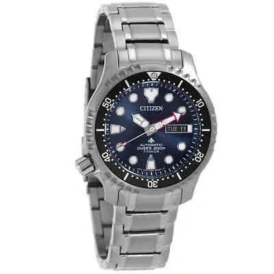 Pre-owned Citizen Promaster Lefty Automatic Blue Dial Men's Watch Ny0100-50m