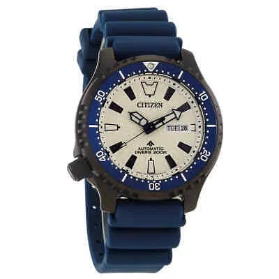 Pre-owned Citizen Promaster Lefty Automatic White Dial Men's Watch Ny0137-09a