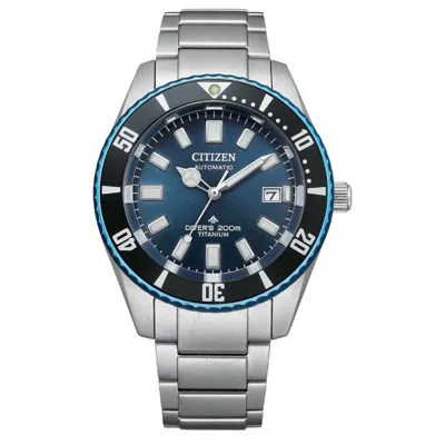 Citizen Promaster Marine Automatic Blue Dial Men's Watch Nb6026-56l In Metallic