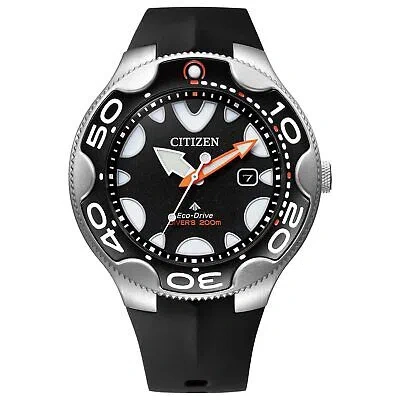 Pre-owned Citizen Promaster Marine Bn0230-04e Eco-drive Solar Men Watch Diver 200m