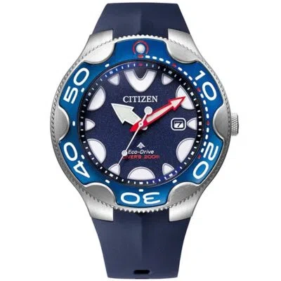 Pre-owned Citizen Promaster Marine Bn0231-01l Eco-drive Diver's Watch 200m Orca Blue