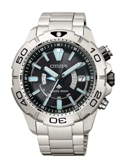 Pre-owned Citizen Promaster Marine Eco-drive As7141-60e Solar Men Watch In Box