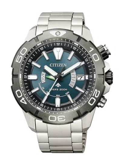 Pre-owned Citizen Promaster Marine Eco-drive As7145-69l Solar Men Watch In Box
