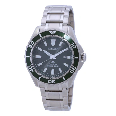 Citizen Promaster Marine Eco-drive Green Dial Men's Watch Bn0199-53x