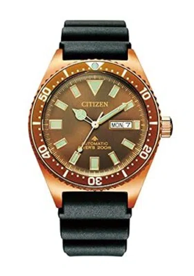 Pre-owned Citizen Promaster Marine Ny0125-08w Mechanical Automatic Men's Watch