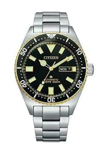 Pre-owned Citizen Promaster Marine Ny0125-83e Mechanical Automatic Diver 200m Men Watch