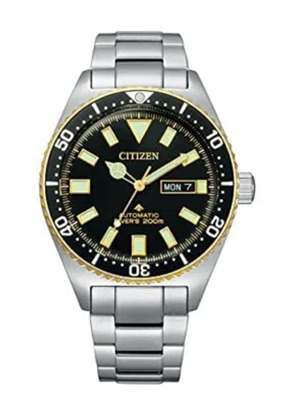 Pre-owned Citizen Promaster Marine Ny0125-83e Mechanical Automatic Diver 200m Men Watch