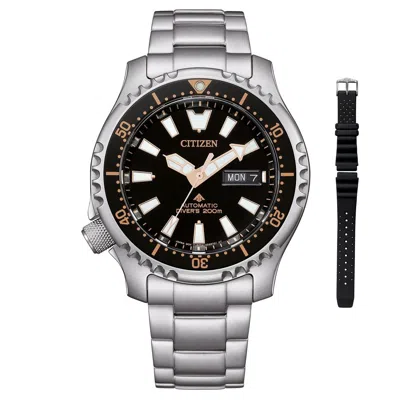 Pre-owned Citizen Promaster Marine Ny0160-66e Pufferfish Fugu Limited Edition Diver Watch