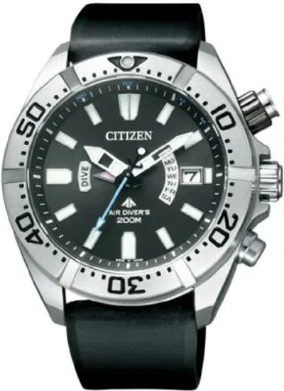 Pre-owned Citizen Promaster Marine Pmd56-3083 Eco-drive Radio Watch Made In Japan