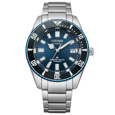 Pre-owned Citizen Promaster Marine Series Nb6026-56l Navy Men's Watch In Box