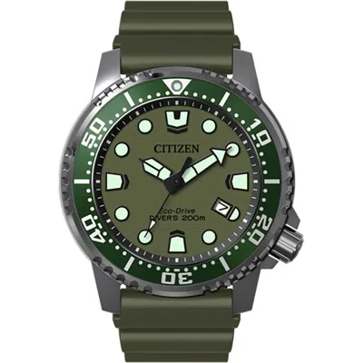 Pre-owned Citizen Promaster Military Divers Eco-drive Men's Watch Bn0157-11x
