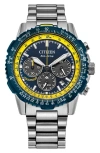 Citizen Eco-drive Blue Angels Promaster Air Navihawk Chronograph, 40mm In Silver