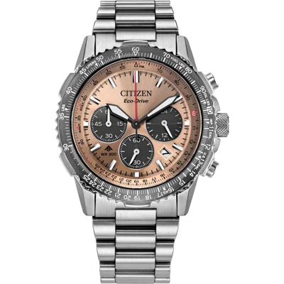 Citizen Promaster Navihawk Eco-drive Chronograph Bracelet Watch, 40mm In Multi
